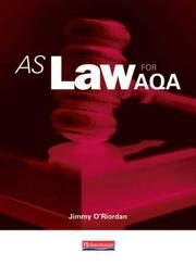 Cover of: AS Law for AQA