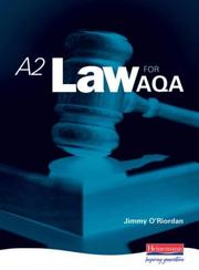 Cover of: A2 Law for AQA