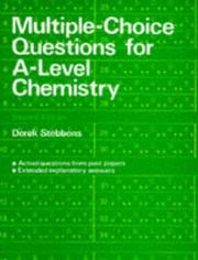 Cover of: Multiple Choice Questions for Advanced Level Chemistry