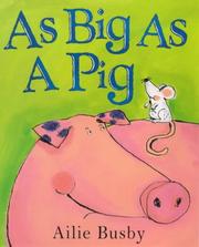 Cover of: As Big as a Pig (Storyboard)