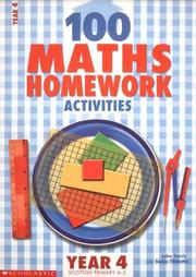 Cover of: 100 Maths Homework Activities for Year 4