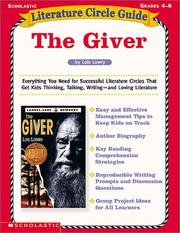 Cover of: Literature Circle Guides: The Giver (Grades 4-8)