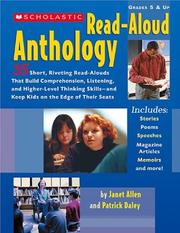 Cover of: Read-Aloud Anthology: 35 Short, Riveting Read Alouds