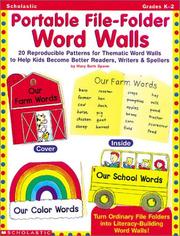 Cover of: Portable File-Folder Word Walls (Grades K-2)