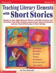 Cover of: Teaching Literary Elements with Short Stories (Grades 4-8)