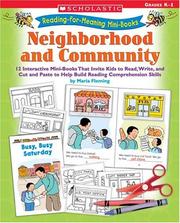 Cover of: Reading-for-Meaning Mini-Books: Neighborhood and Community