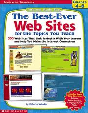 Cover of: The Best-Ever Web Sites for the Topics You Teach (Grades 4-8) by Roberta Salvador