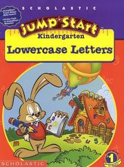 Cover of: JumpStart Kindergarten Lowercase Letters Workbook