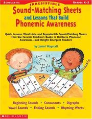 Cover of: Irresistible Sound-Matching Sheets and Lessons That Build Phonemic Awareness | Janiel Wagstaff