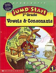 Cover of: Jumpstart 1st Gr: Vowels & Consonants (Jumpstart)