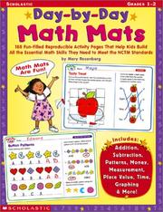 Cover of: Day-By-Day Math Mats