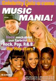 Cover of: Music Mania: Word Seeks, Brain Teasrs, and Other Puzzlers! (Celebrity Quiz-O-Rama, 2)