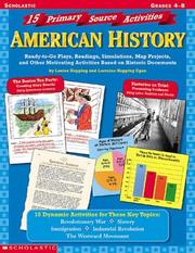 Cover of: 15 Primary Source Activities:: American History