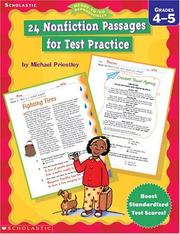24 Nonfiction Passages for Test Practice by Michael Priestley