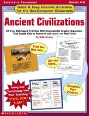 Cover of: Quick and Easy Internet Activities for the One-Computer Classroom: 20 Fun, Web-based Activities with Reproducible Graphic Organizers That Enable Kids to Research and Learn - On Their Own!