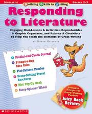 Cover of: Building Skills In Writing: Responding To Literature