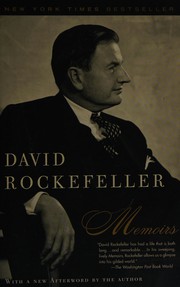 Cover of: Memoirs by David Rockefeller
