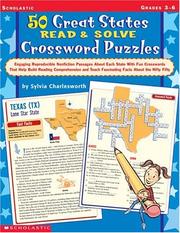 50 Great States Read & Solve Crossword Puzzles by Sylvia Charlesworth