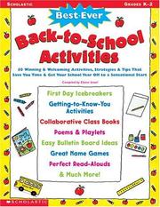 Cover of: Best Ever Back-To-School Activities