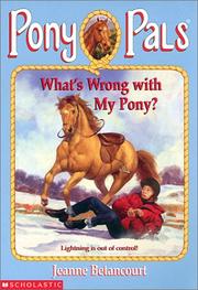 Cover of: What's wrong with my pony?