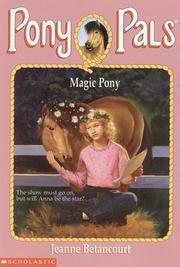 Cover of: Magic pony