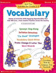 Cover of: Best-Ever Activities For Grades 2-3: Vocabulary