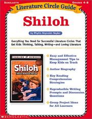 Cover of: Literature Circle Guide: Shiloh