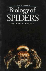 Cover of: Biology of spiders by Rainer F. Foelix