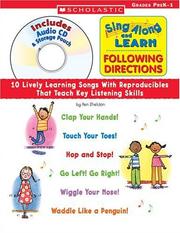 Cover of: Following Directions (Sing Along and Learn)