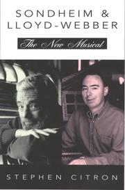 Cover of: Stephen Sondheim and Andrew Lloyd Webber by Stephen Citron