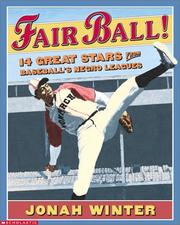 Cover of: Fair ball!: 14 Great Stars from Baseball's Negro Leagues