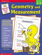 Cover of: Geometry and Measurement