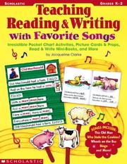 Cover of: Teaching Reading & Writing With Favorite Songs by Jacqueline Clarke