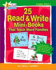 Cover of: Joyful Learning: 25 Read & Write Mini-Books That Teach Word Families: Fun and Interactive Rhyming Stories That Give Kids Practice With the 25 Key Word Families-and Put Them on the Path to Reading Success!