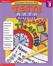 Cover of: Scholastic Success With Math Workbook Grade 3 (Grades 3)
