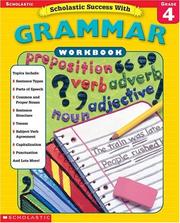 Cover of: Scholastic Success with Tests: Grammar Workbook Grade 4 (Grades 4)