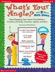 Cover of: What's Your Angle? And 9 More Math Games