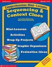 Cover of: Comprehension Mini-lessons by Sarah Glasscock, Leann Nickelsen, Sarah Glasscock