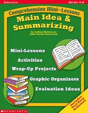 Cover of: Comprehension Mini-lessons