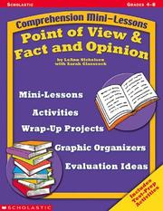 Cover of: Comprehension Mini-lessons by Sarah Glasscock, Leann Nickelsen, Sarah Glasscock