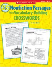 Cover of: 25 Nonfiction Passages With Vocabulary-Building Crosswords