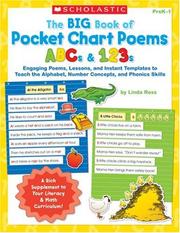 Cover of: Big Book of Pocket Chart Poems: ABCs & 123s: Engaging Poems, Lessons, and Instant Templates to Teach the Alphabet, Number Concepts, and Phonics Skills