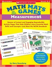 Cover of: Measurement (Math Mats & Games)