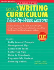 Cover of: Week-By-Week Lessons | Kathleen A. Carden