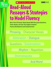 Cover of: Read-Aloud Passages & Strategies to Model Fluency: Grades 1-2 | Danielle Blood