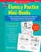 Cover of: Fluency Practice Mini-Books: Grade 1