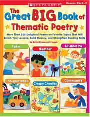 Cover of: The Great Big Book of Thematic Poetry