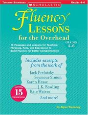 Cover of: Fluency Lessons for the Overhead: Grades 4-6