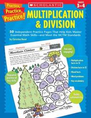 Cover of: Practice Practice: Multiplication & Division (Practice Practice)