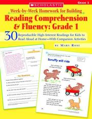 Cover of: Week-by-Week Homework for Building Reading Comprehension & Fluency by Mary Rose
